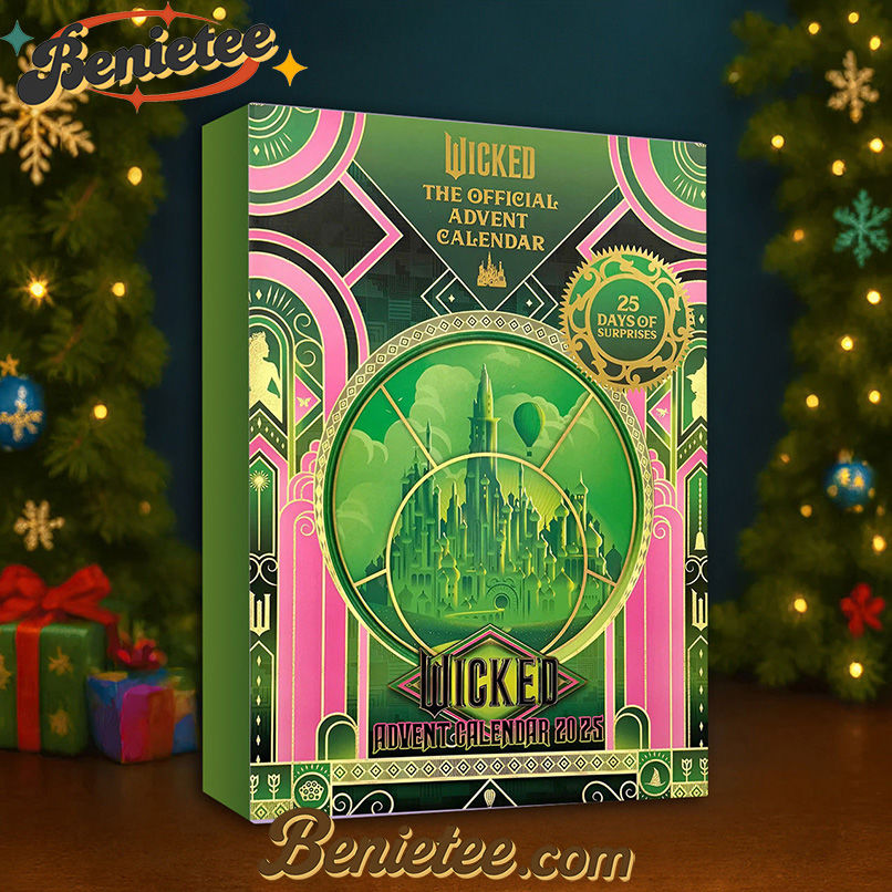 Wicked Premium Advent Calendar 2025 CHRISTMAS GIFT, CHRISTMAS IDEA, Christmas Countdown Advent Calendar Gift Box with 24 Acrylic Ornaments - Image 3