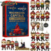 Washington Capitals Advent Calendar, Christmas Countdown Advent Calendar Gift Box with 24 Acrylic Ornaments