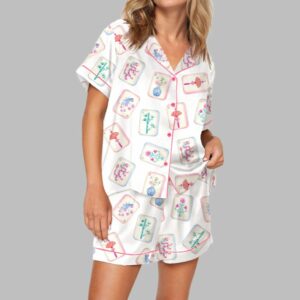 Watercolor Mahjong Pajama Set
