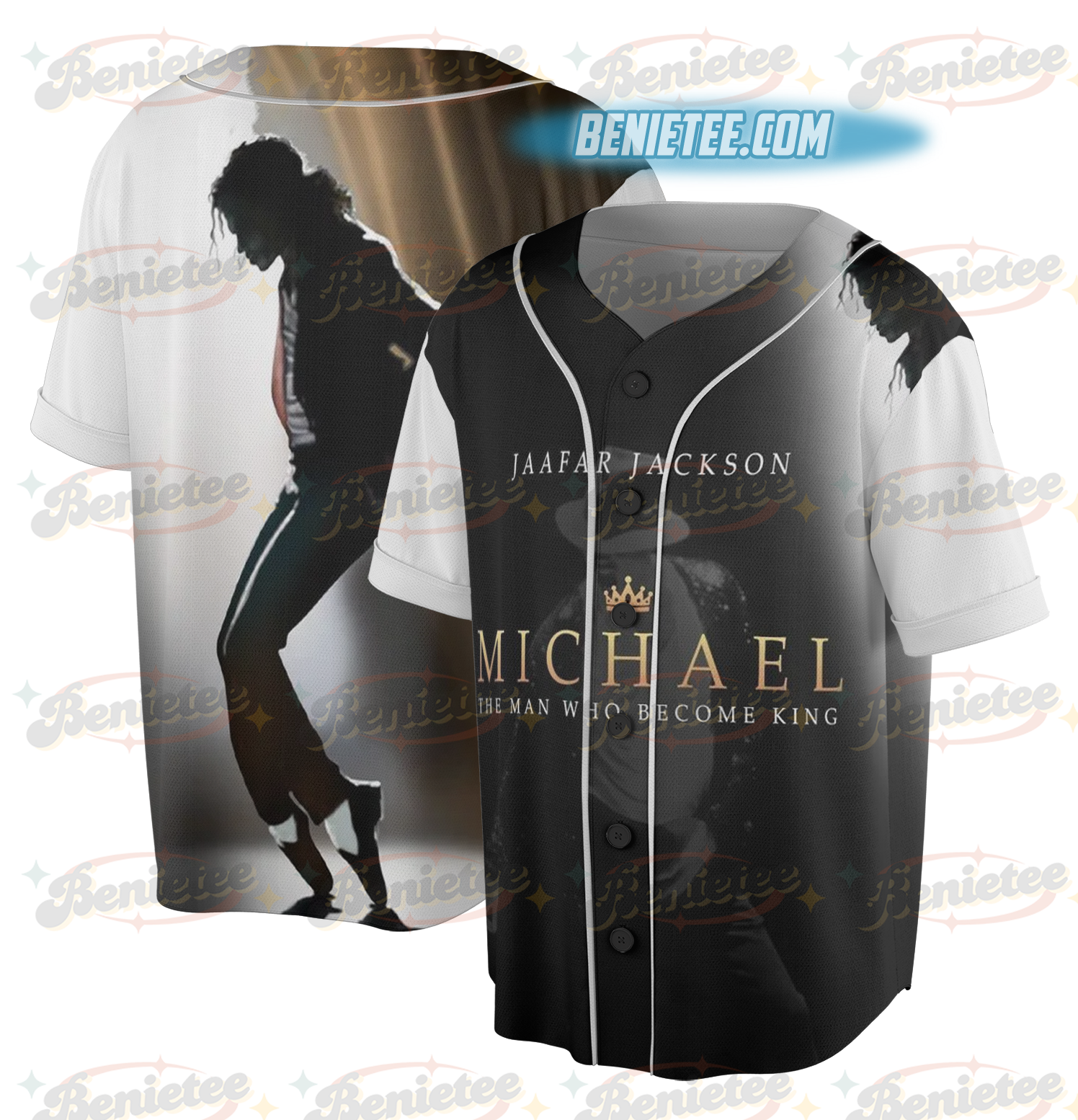 Movie Mich.ael Jack.son 1958-2025 The Man Who Become King Jersey - Image 3