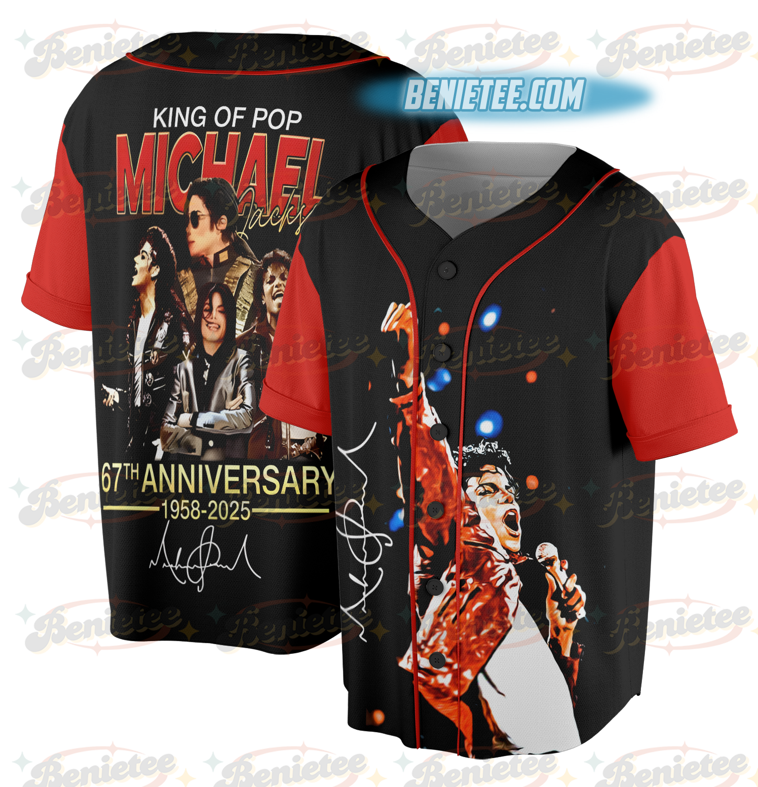 Premium Mich.ael Jack.son 1958-2025 The Man The Myth The Legend Jersey - Image 4
