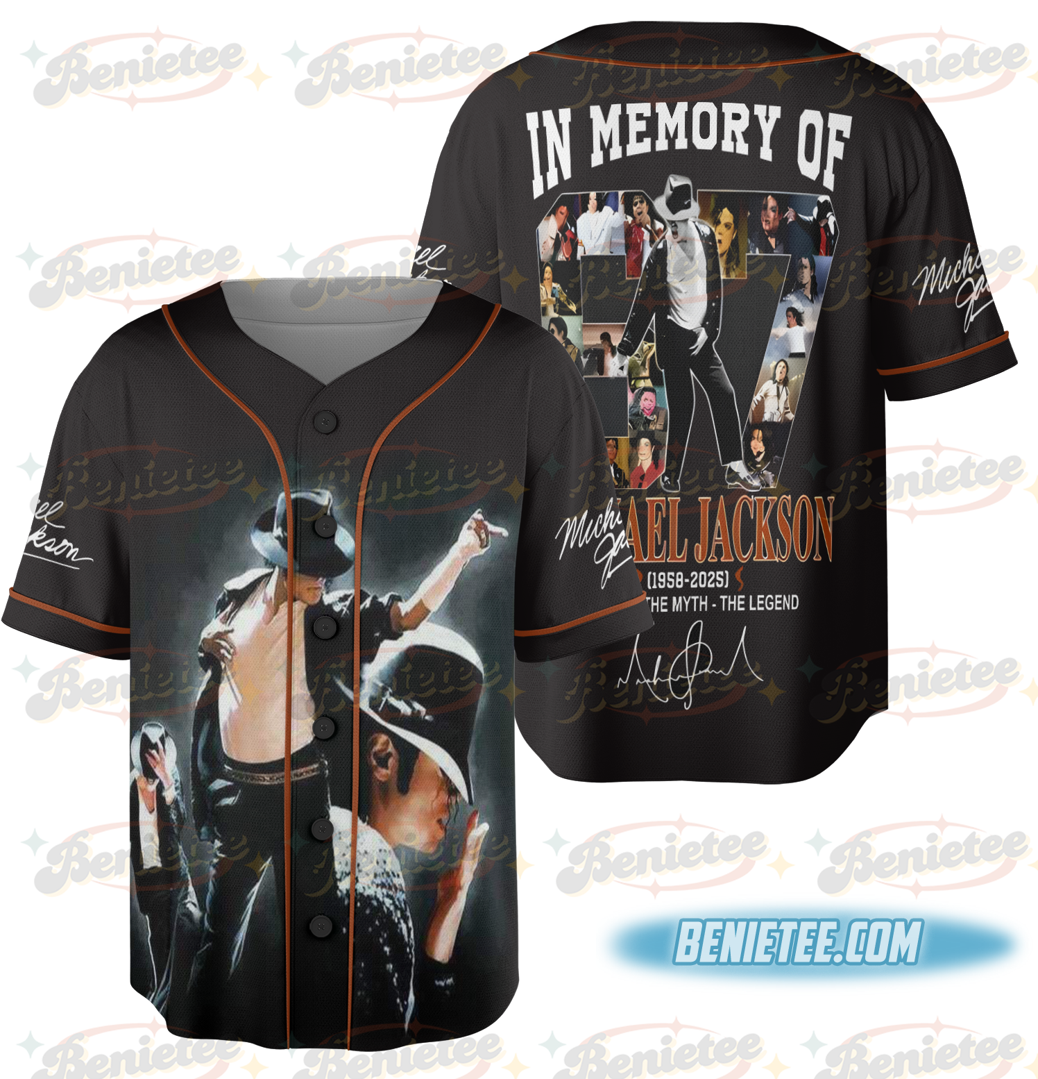Good In Memory Of Mich.ael Jac.kson 1958-2025 The Man The Myth Jersey