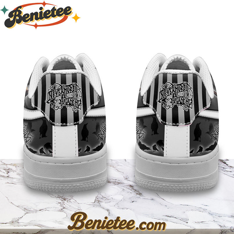 Wednesday x Halloween Air Low-Top Sneakers Shoes Ver 4 For Men And Women - Image 2