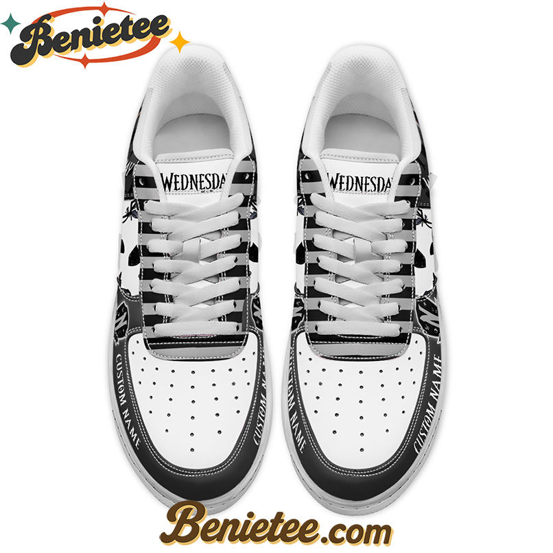 Wednesday x Halloween Air Low-Top Sneakers Shoes Ver 4 For Men And Women - Image 3