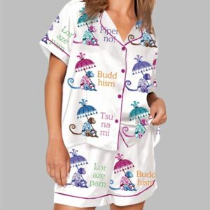 White Lotus Pajama Set