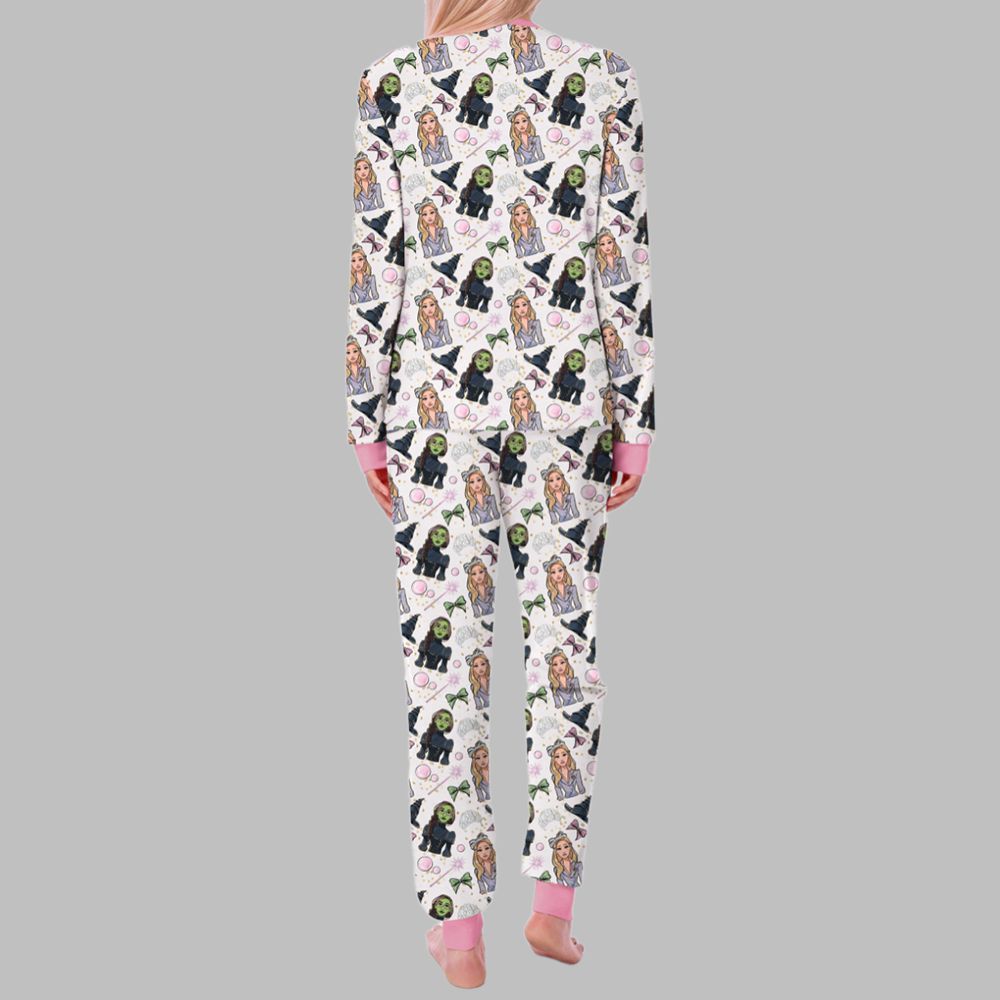 Wicked Contrast Pajama Set For Women - Image 3