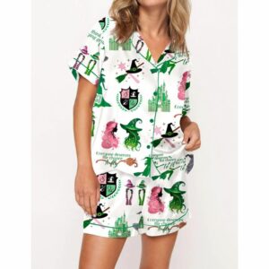 Wicked Musical Movie Satin Pajama Set For Women