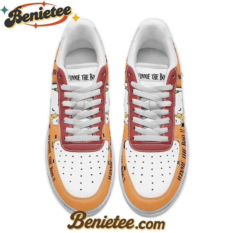 Winnie The Pooh x Halloween Air Low-Top Sneakers Shoes For Men And Women - Image 2