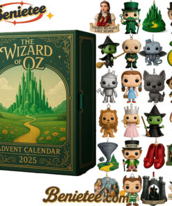 Wizard of Oz Advent Calendar 2025, Christmas Countdown Advent Calendar Gift Box with 24 Acrylic Ornaments