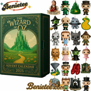 Wizard of Oz Advent Calendar 2025, Christmas Countdown Advent Calendar Gift Box with 24 Acrylic Ornaments