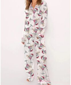 Women's Christmas Drinking Pajama Set