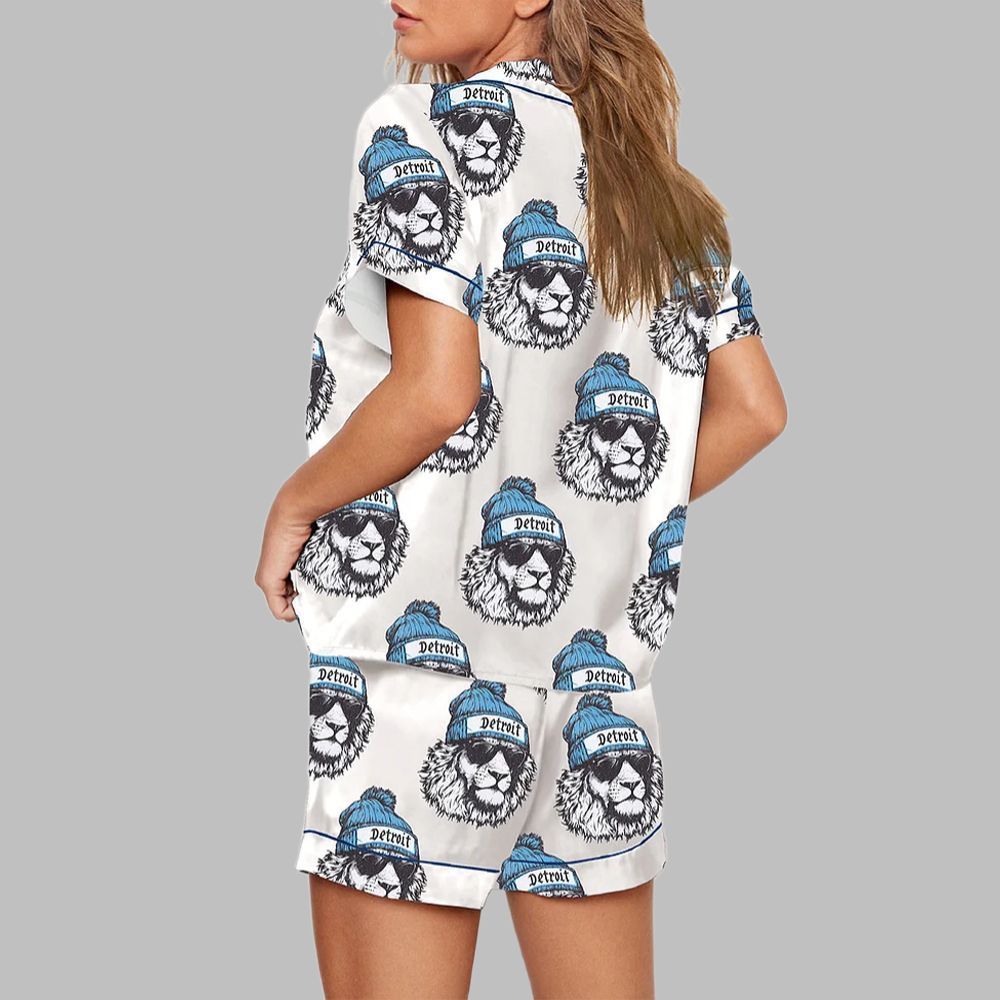 Women's Detroit Football Pajama Set - Image 3