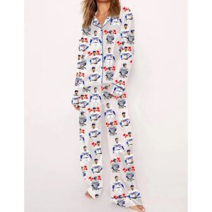 Women's Dodgers Baseball Player Pajama Set
