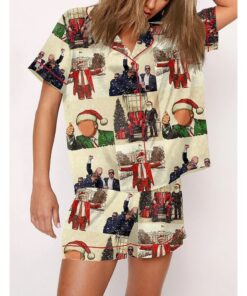 Women's Trump Christmas Pajama Set