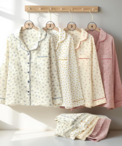 Floral Bridesmaid Pajamas | Muslin Cotton Bridesmaid Proposal | Lounge Wear Women's Pajama Set Bachelorette Pajamas | Cotton Matching PJs