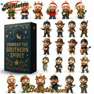 Unwrap the Southern Spirit Premium Advent Calendar 2025 CHRISTMAS GIFT, CHRISTMAS IDEA, Christmas Countdown Advent Calendar Gift Box with 24 Acrylic Ornaments