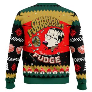 Alternative view of A Christmas Story Fudge Ohh Fudge Ugly Christmas Sweater