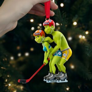 Alternative view of A Playful Twist Acrylic Ornament - Personalized Gift For Sporty Couple 04OHLU291025