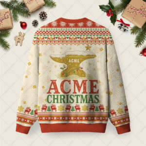 Alternative view of ACME Christmas Ugly Christmas Fuzzy Fleece Sweatshirt