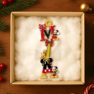 Alternative view of Adorable Alphabet Ornament Personalized Christmas Gifts 01KIDT281025