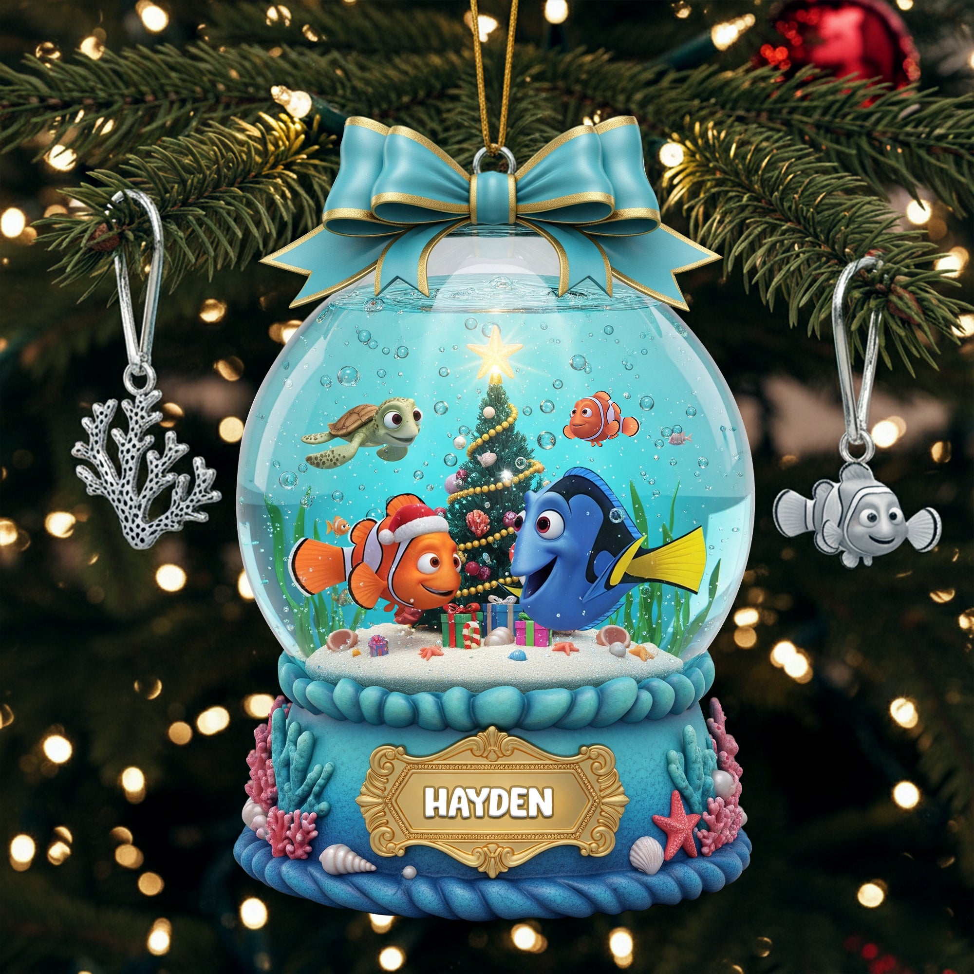 Alternative view of Adorable Christmas Ornament Personalized Christmas Gifts 01pglu161025