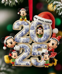 Adorable Family Christmas Acrylic Ornament - Personalized Gifts For Family 03TOLU300925