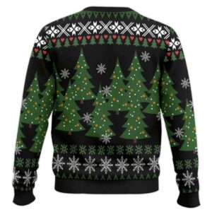 Alternative view of Aint No Laws When Youre Drinking With Claus Ugly Christmas Sweater