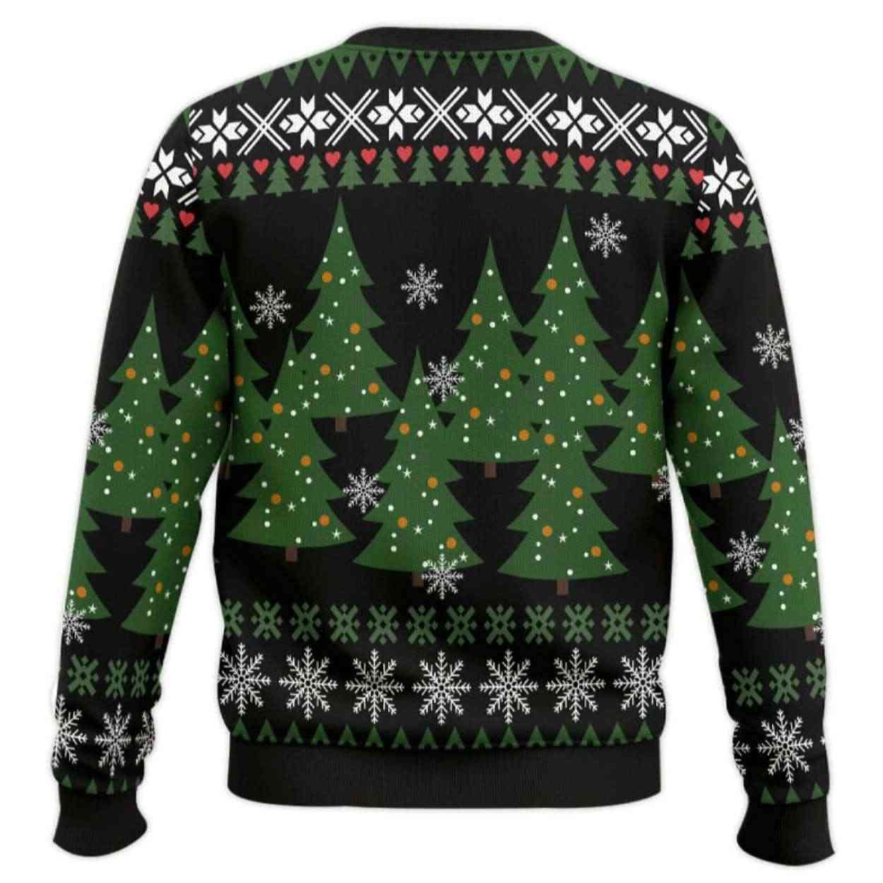 Alternative view of Aint No Laws When Youre Drinking With Claus Ugly Christmas Sweater