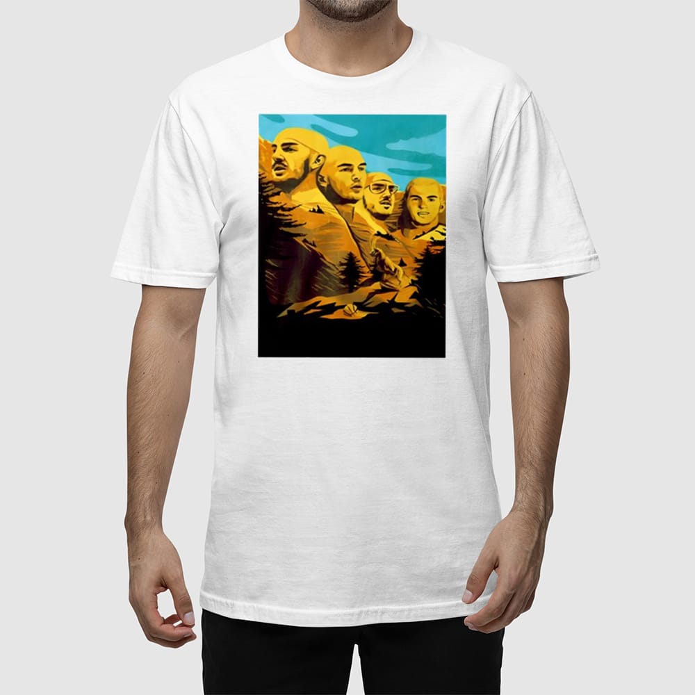 Alternative view of Alex Caruso's Head On Every Spot On Mount Rushmore A Shirt