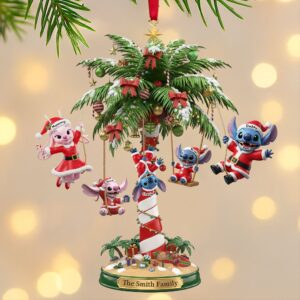 Alternative view of Alien Family Ornament - Personalized Gift For Family Christmas Ornament 01TOTI141025