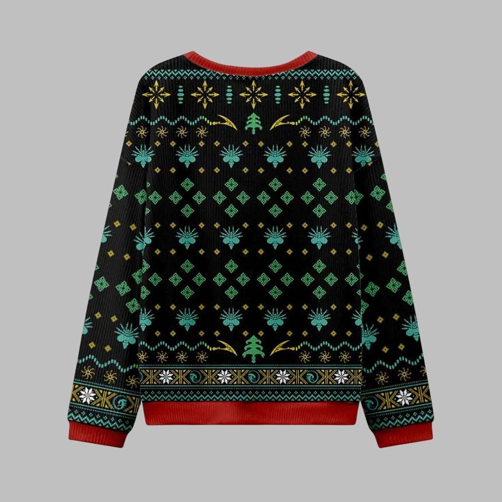 Alien In Space No One Can Hear You Scream Ugly Sweater 2025 Christmas - Grishko.com - Image 3