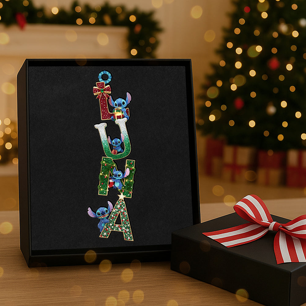 Alien Monster Alphabet Acrylic Ornament, Personalized Christmas Gifts 01ohta251025 - Image 3