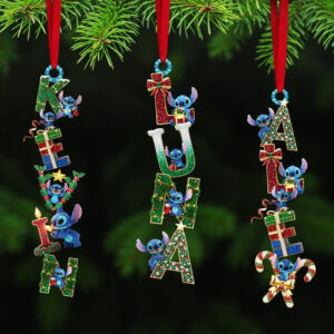 Alternative view of Alien Monster Alphabet Acrylic Ornament, Personalized Christmas Gifts 01ohta251025