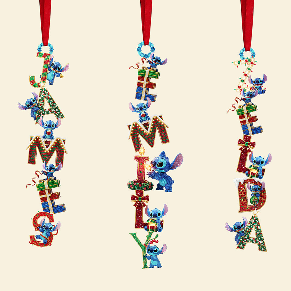 Alien Monster Alphabet Acrylic Ornament, Personalized Christmas Gifts 01ohta251025 - Image 4