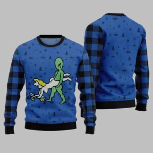 Alien Ugly Sweater 2025 Christmas - Grishko.com