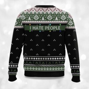 Alternative view of All I Want For Christmas Is Camping Ugly Christmas Sweater