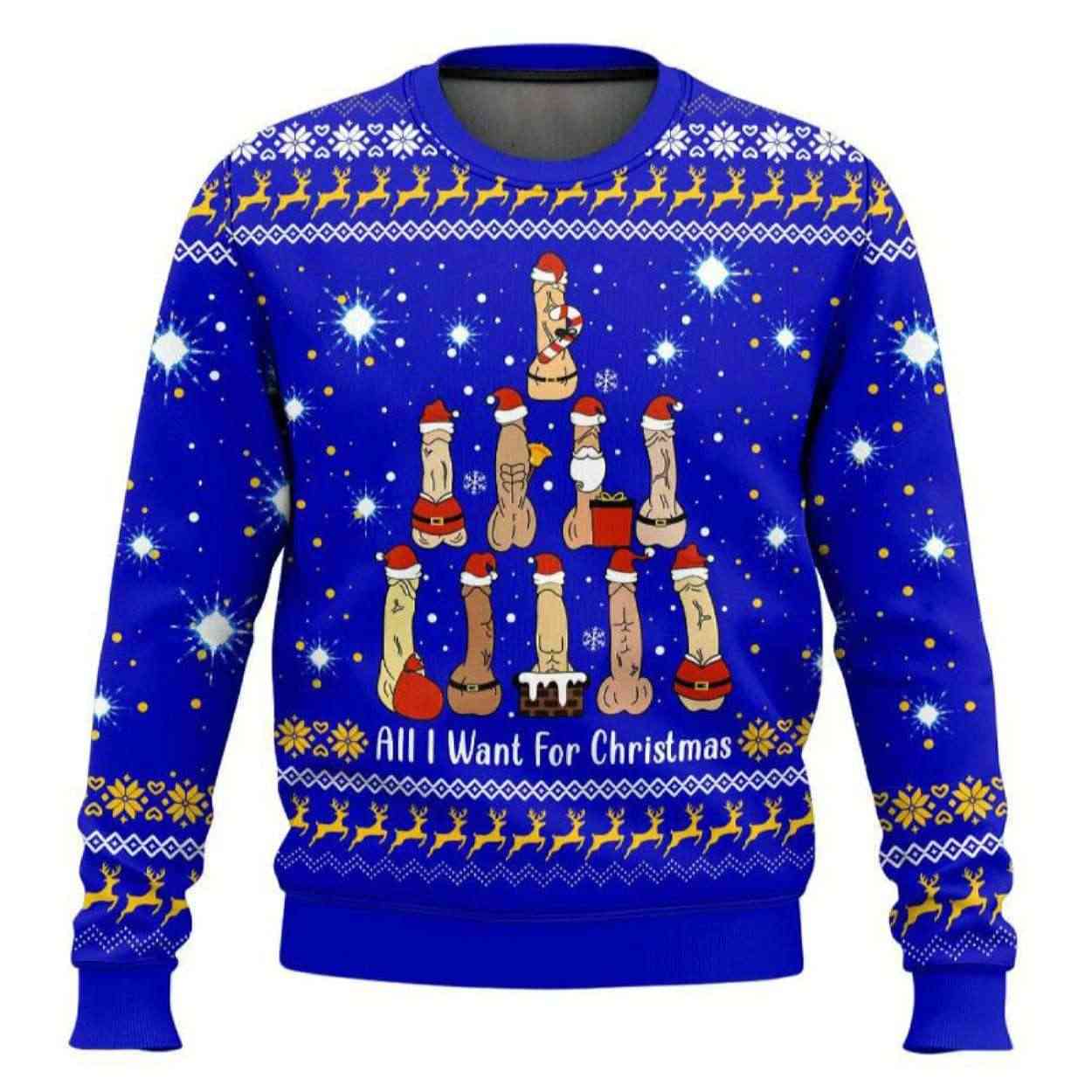 All I Want For Christmas Is Duck Ugly Christmas Sweater