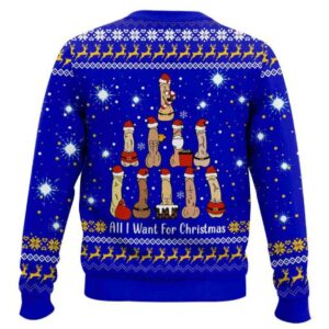 Alternative view of All I Want For Christmas Is Duck Ugly Christmas Sweater