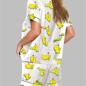 Alternative view of All Masters-Style Golf Print Pajama Set