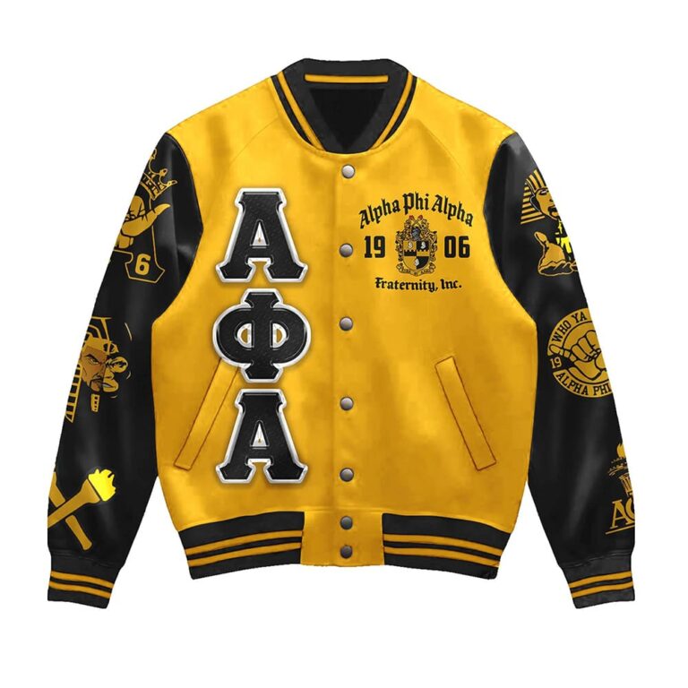 Alternative view of Alpha Phi Alpha 1906 Baseball Jacket