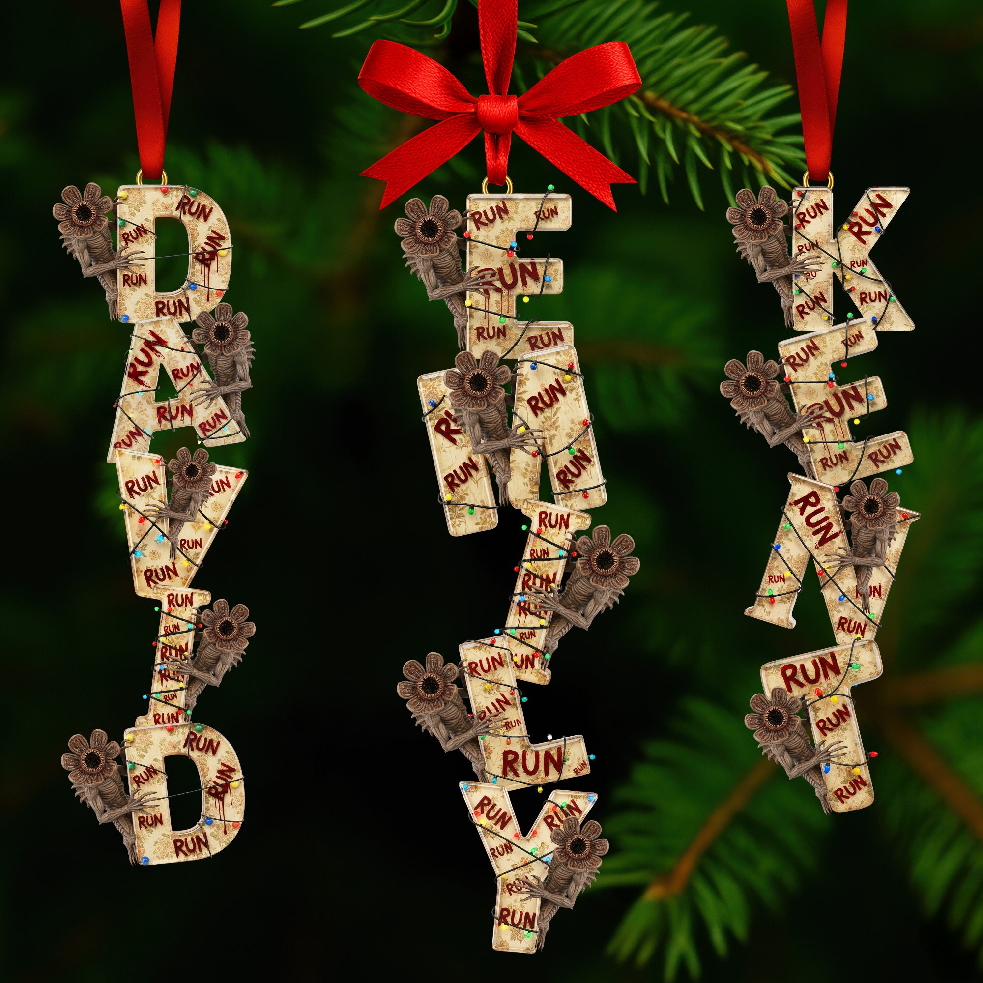 Alternative view of Alphabet Name Ornament - Personalized Christmas Gifts 03toqn291025