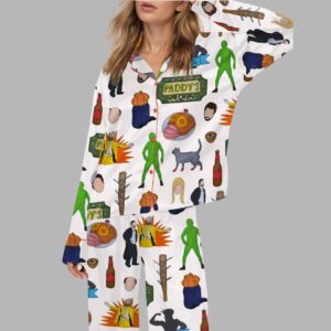 Always Sunny In Philadelphia Silky Satin Pajama Set