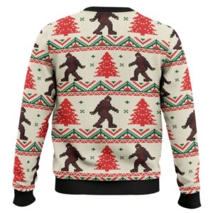 Alternative view of Amazing Bigfoot Ugly Christmas Sweater