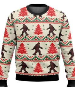 Amazing Bigfoot Ugly Christmas Sweater