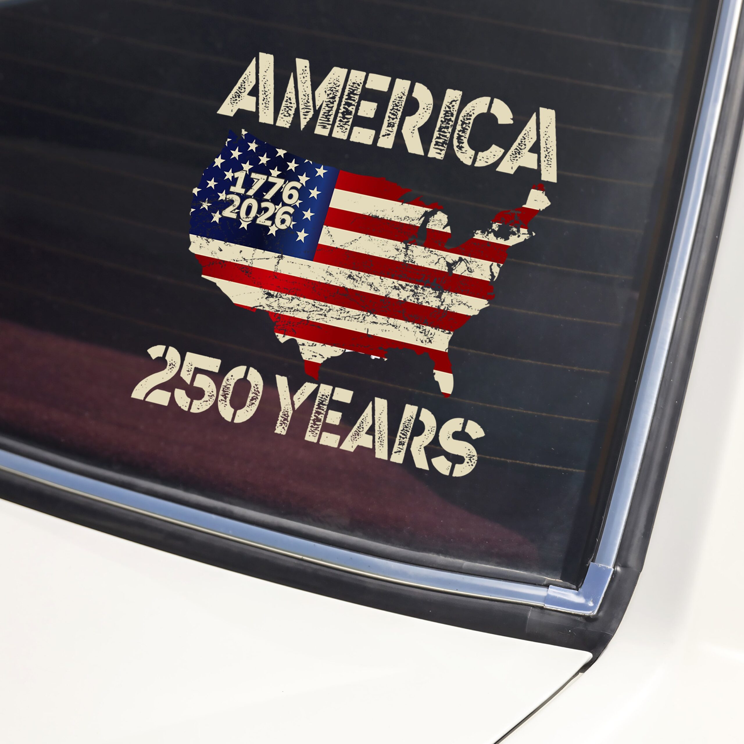 America 1776 - 2026 250 Years Car Window Decal Sticker HA75 898138 - Image 4