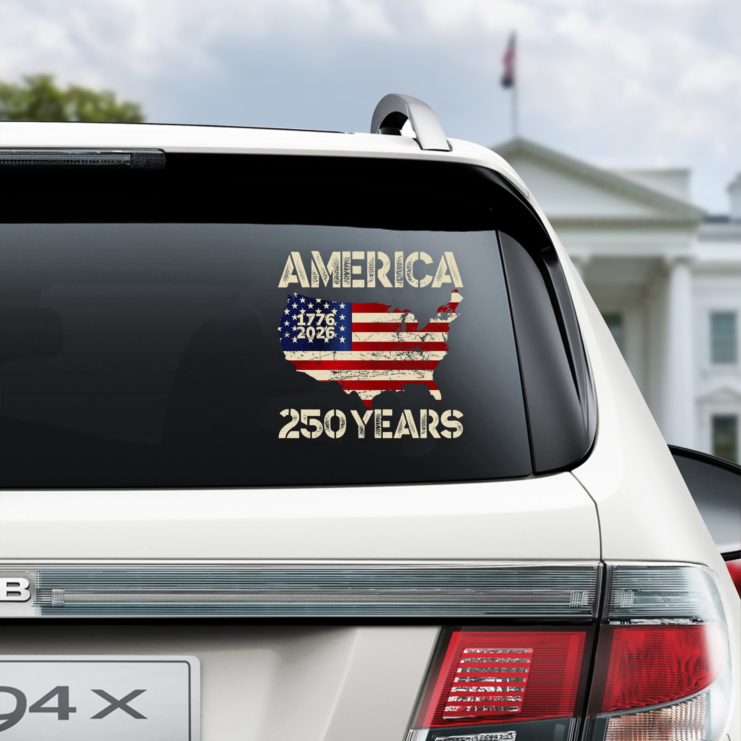America 1776 - 2026 250 Years Car Window Decal Sticker HA75 898138 - Image 3