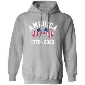 Alternative view of America 1776 - 2026 US Flag Dark Shirt HA75 892856