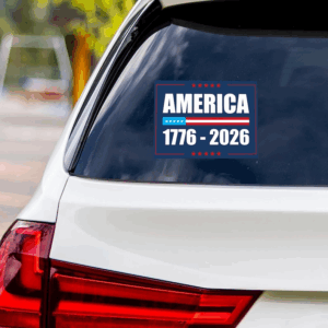 America 1776-2026 Car Window Decal Sticker TH10 896755