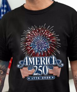 America 250 Firework Front Shirt