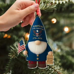 Alternative view of America 250 Gnome Ornament TH10 894929